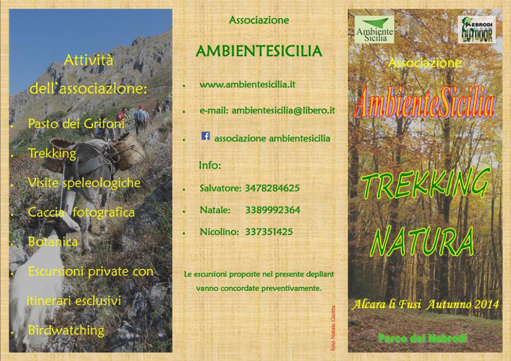 PIEGHEVOLE AUTUNNO 2014 ..